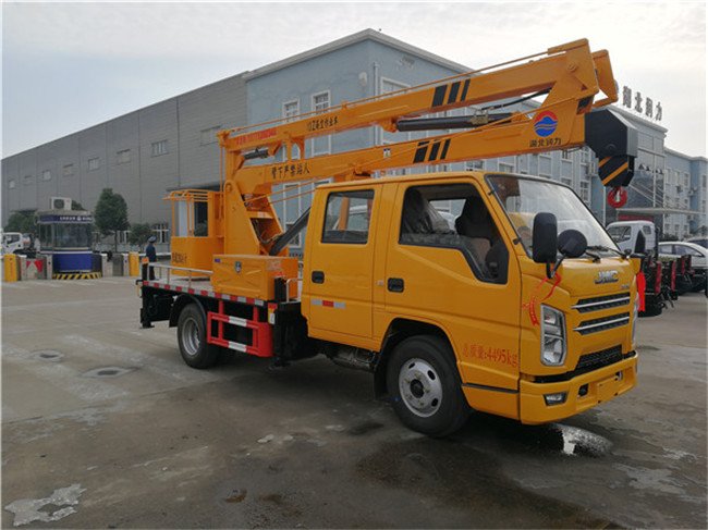 國六江鈴藍牌13米高空作業(yè)車
