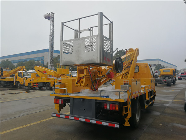 國(guó)六江鈴新款16米伸縮臂高空作業(yè)車-藍(lán)牌高空作業(yè)車