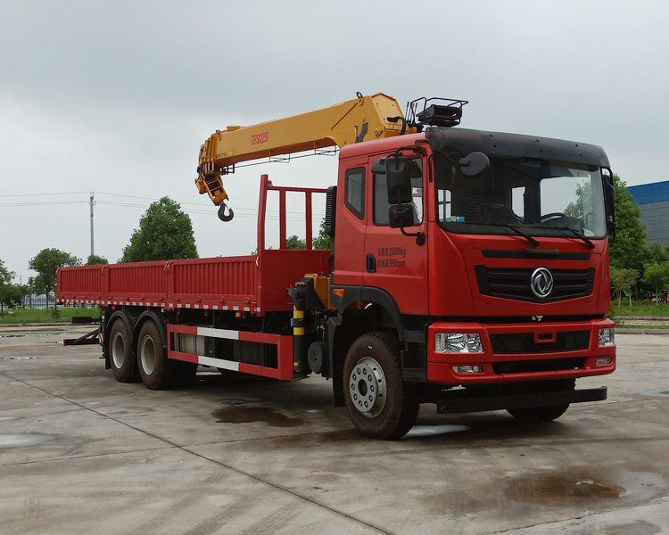 程力威牌CLW5256JSQ6SZ型隨車起重運輸車